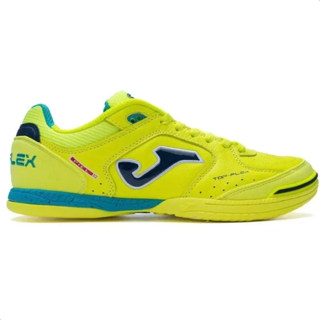 Chuteira Joma Futsal Top Flex - Amarelo Lima+Verde