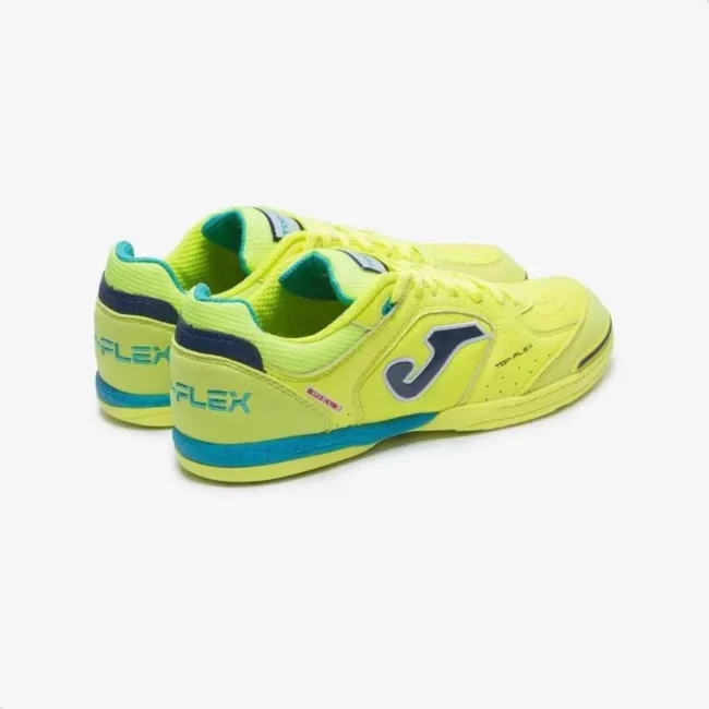 Chuteira Joma Futsal Top Flex - Amarelo Lima+Verde - Image 3