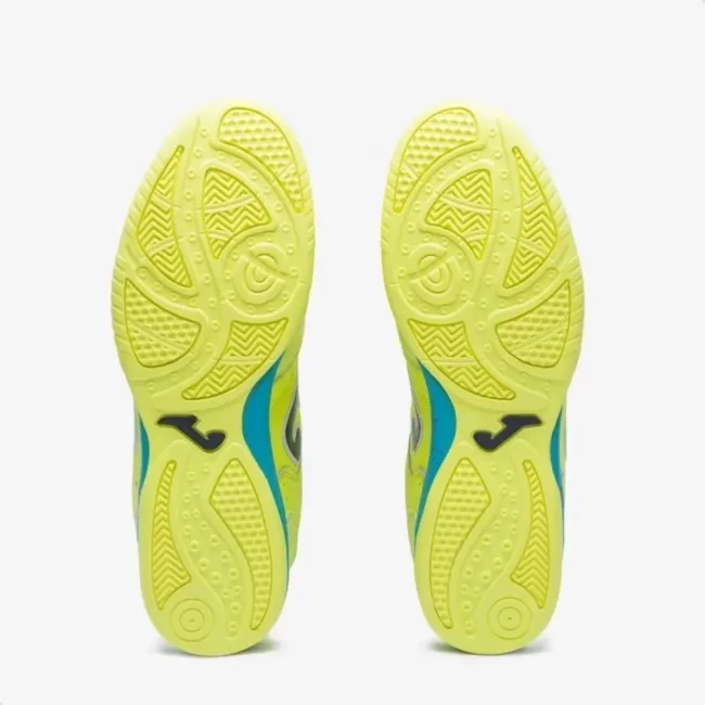 Chuteira Joma Futsal Top Flex - Amarelo Lima+Verde - Image 6