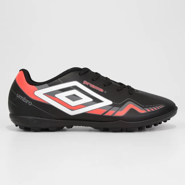 Chuteira Society Umbro Prisma Unissex - Preto+Branco