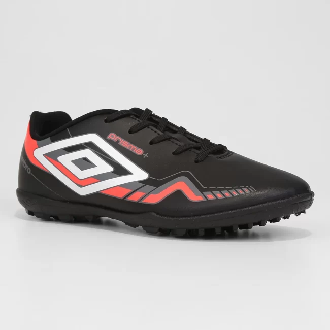 Chuteira Society Umbro Prisma Unissex - Preto+Branco - Image 2