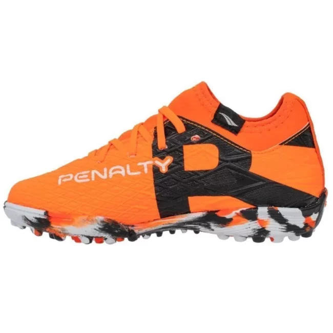 Chuteira Society Penalty Rx Locker Kids Y-3 - Laranja - Image 2