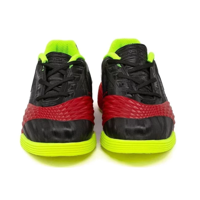 Chuteira Futsal Penalty Max 200 Kids Y-1- Preto+Vermelho+Amarelo - Image 5
