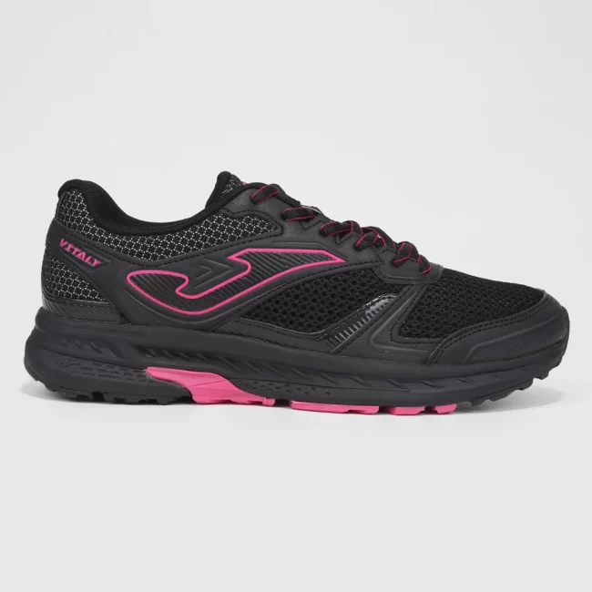 Tenis Joma Vitaly Feminino - Preto+Rosa